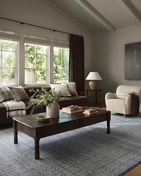 Loloi Amber Lewis Zuma Denim/Ivory 5'-3 x 7'-9 Area Rug