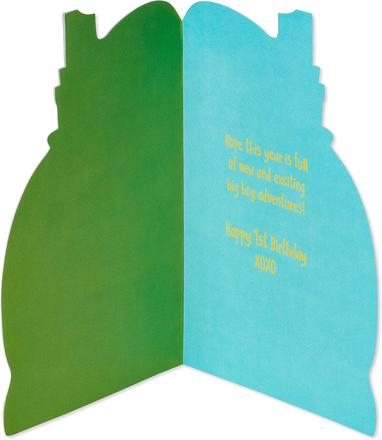 American Greetings 1st Birthday Card for Boy (Dinosaur) - Image 2