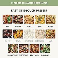 Vista 5 de GreenPan Elite 14-in-1 Nonstick 6QT Electric Slow Cooker, PFAS-Free Ceramic Multi-Cooker, In-Pot Browning, Dishwasher Safe Lid & Removable Crock