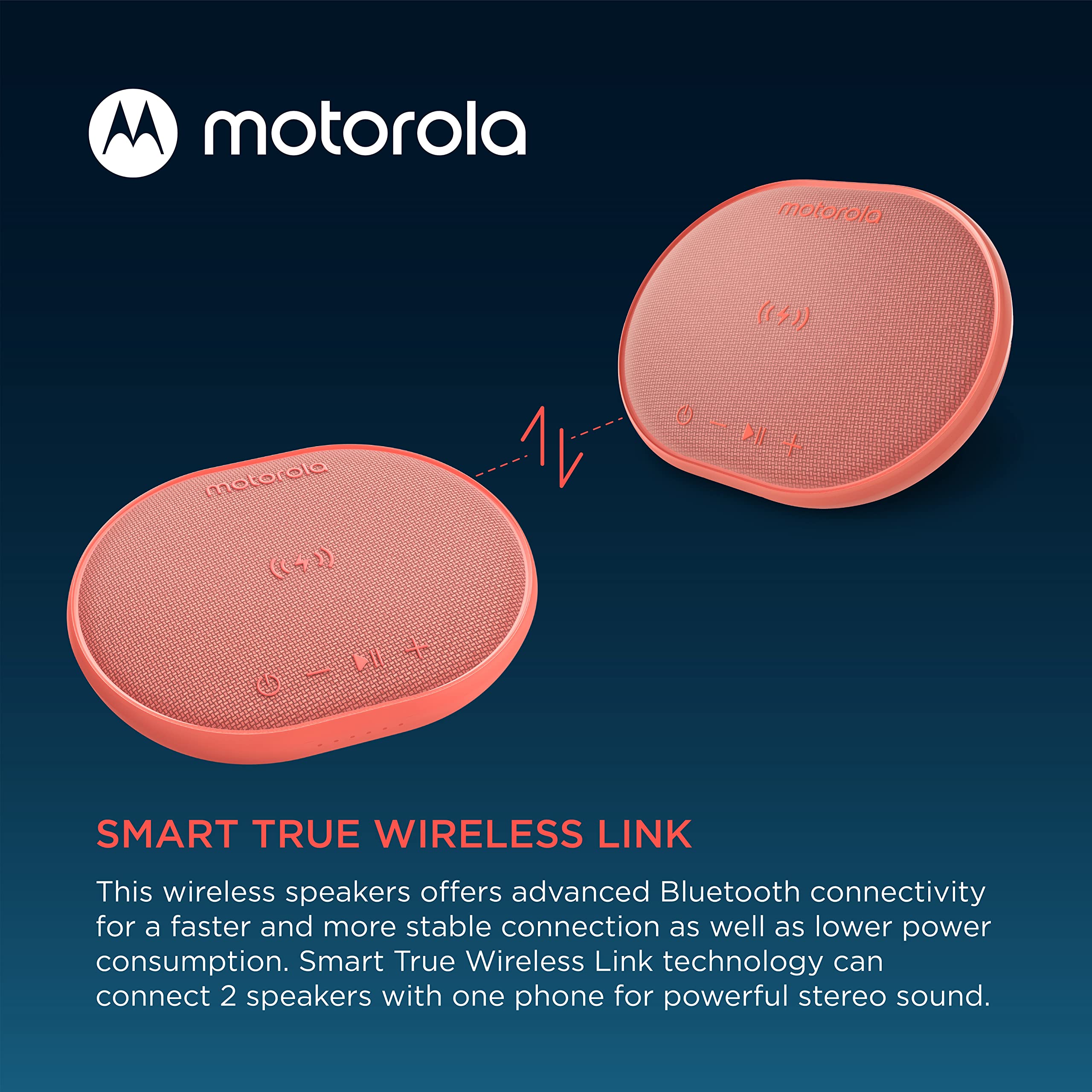 Amazon.com: Motorola Bluetooth Speaker with Wireless Charging Pad ...