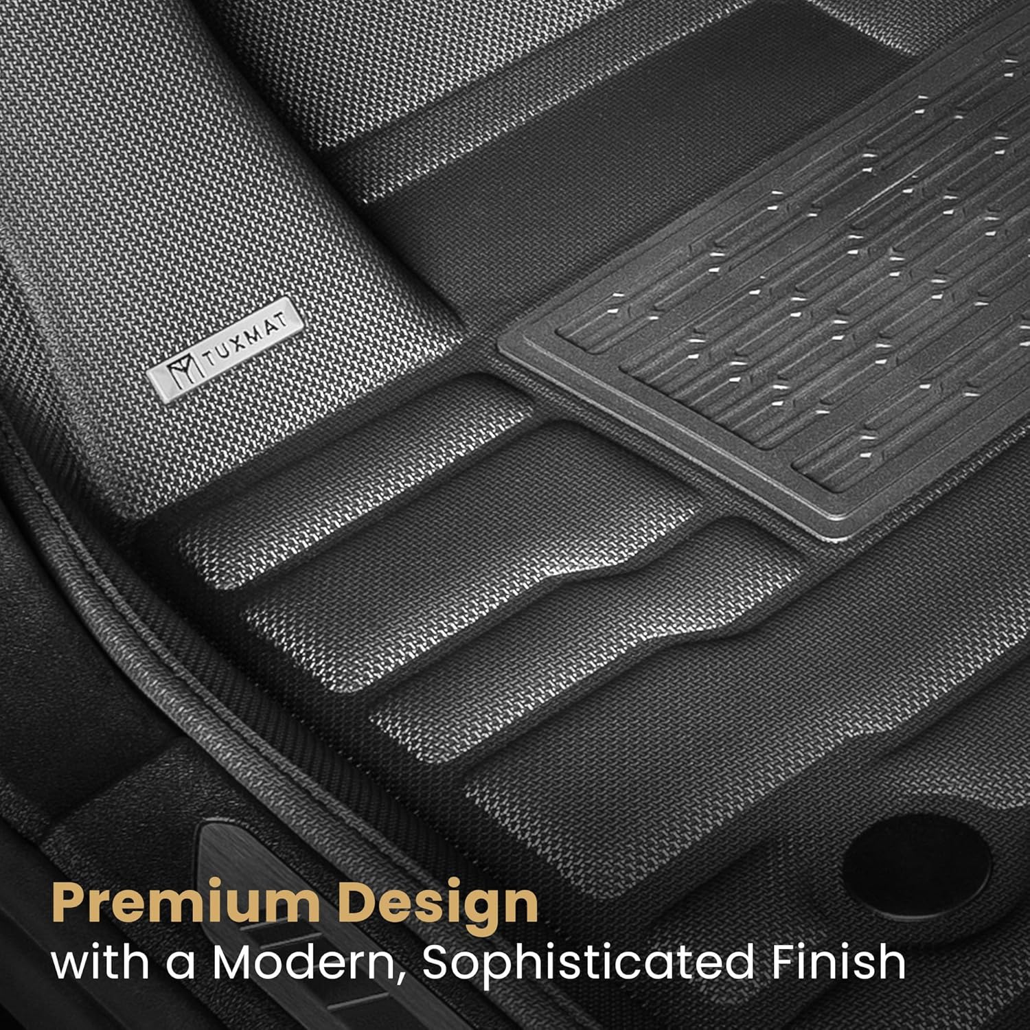 TuxMat - for Mazda CX-50 2023-2026 Models - Custom Car Mats - Maximum Coverage, All Weather, Laser Measured - This Full Set Includes 1st and 2nd Rows