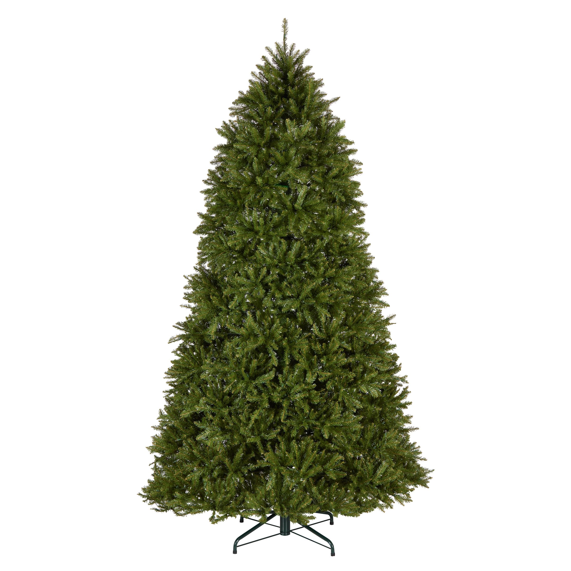 National Tree Company 10ft Pre-Lit Dunhill Fir Artificial Christmas Tree | 1,200 Clear Lights, 5,090 Tips, Includes Stand, Green