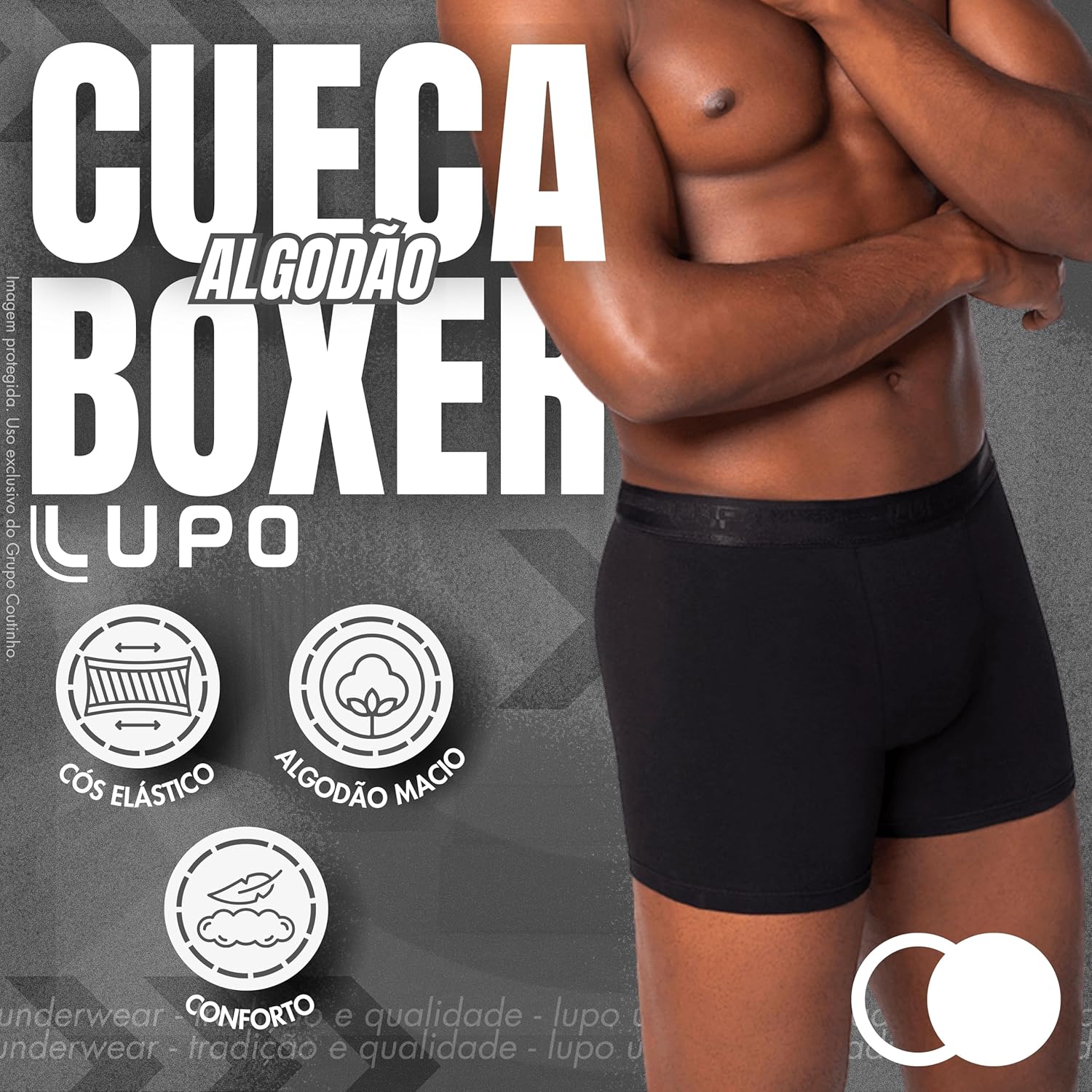 Cueca Boxer Lupo Algodão Cotton Respirável Masculina Cós Elástico em promoção! Veja a oferta e mais achadinhos de Moda íntima 2 Hoje é o melhor dia para comprar Cueca Boxer Lupo Algodão Cotton Respirável Masculina Cós Elástico com aquele preço maroto! Promoção! Aproveite a oferta! 2