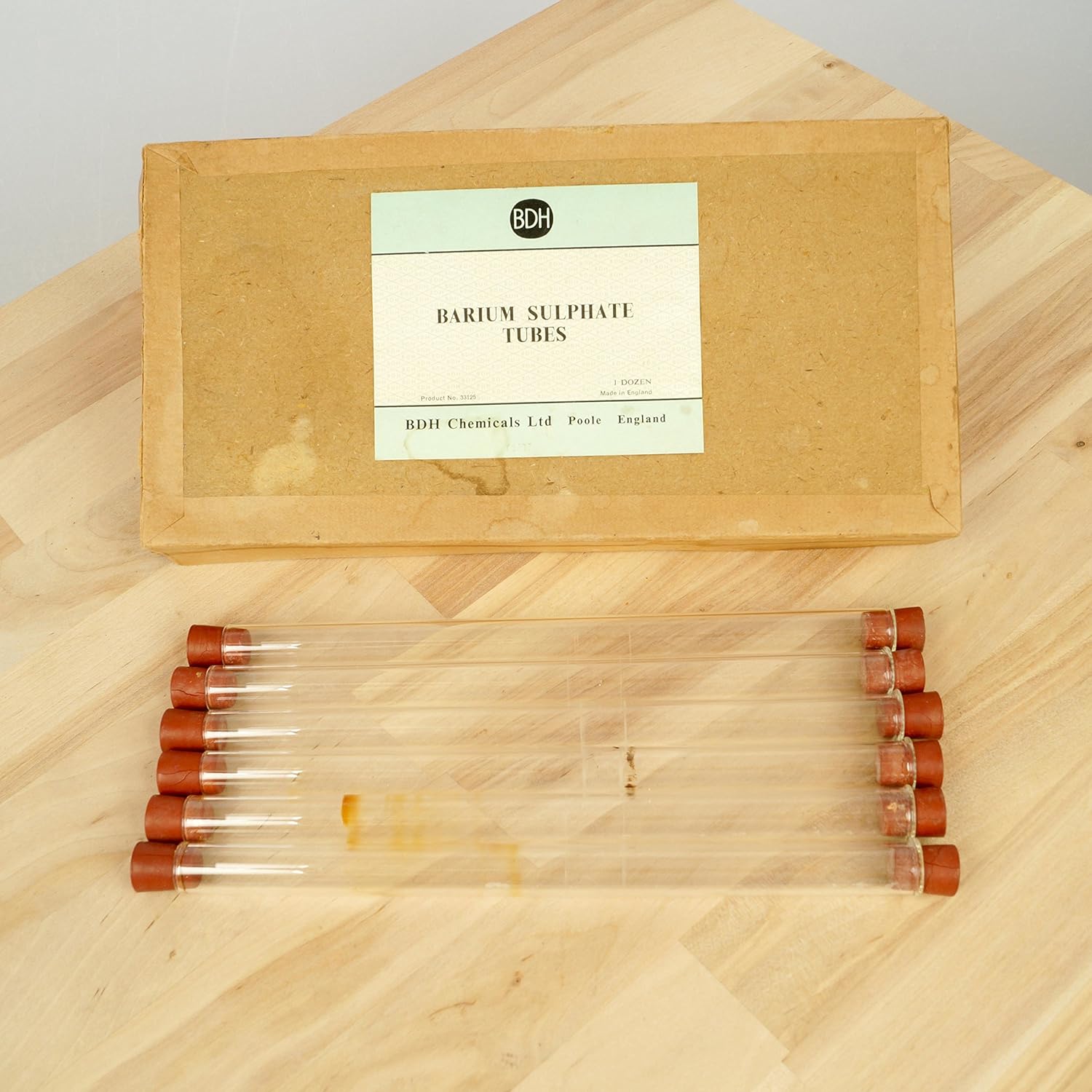 Restored by UKARETRO BDH Chemicals Ltd. Barium Sulphate