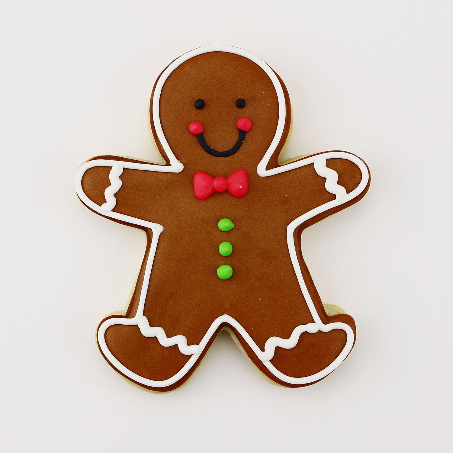 Ann Clark Cookie Cutters Happy Gingerbread Man Cookie Cutter, 4"