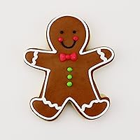 Vista 2 de Cortador de Galletas Hombre de Jengibre Feliz, 4" por Ann Clark Cookie Cutters