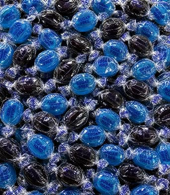 Sugar Free Hard Candy 1 lb Individually Wrapped Mixed Blackberry Raspberry