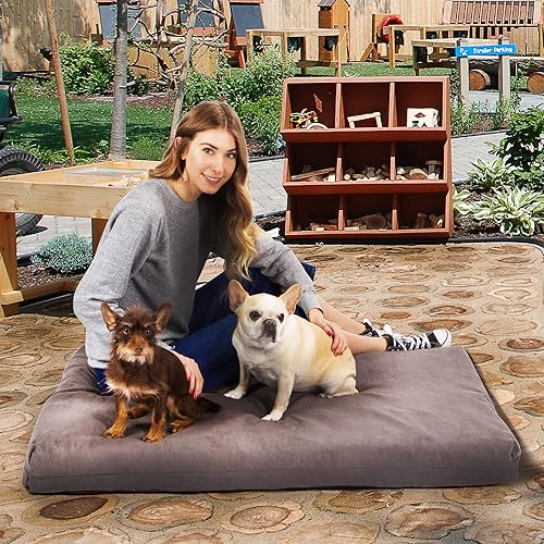 Miniatura 8 de Pet Support Systems cama ortopédica lavable con espuma de memoria para perro, mediano, 34 pulgadas x 22 pulgadas x 4 pulgadas, Gris