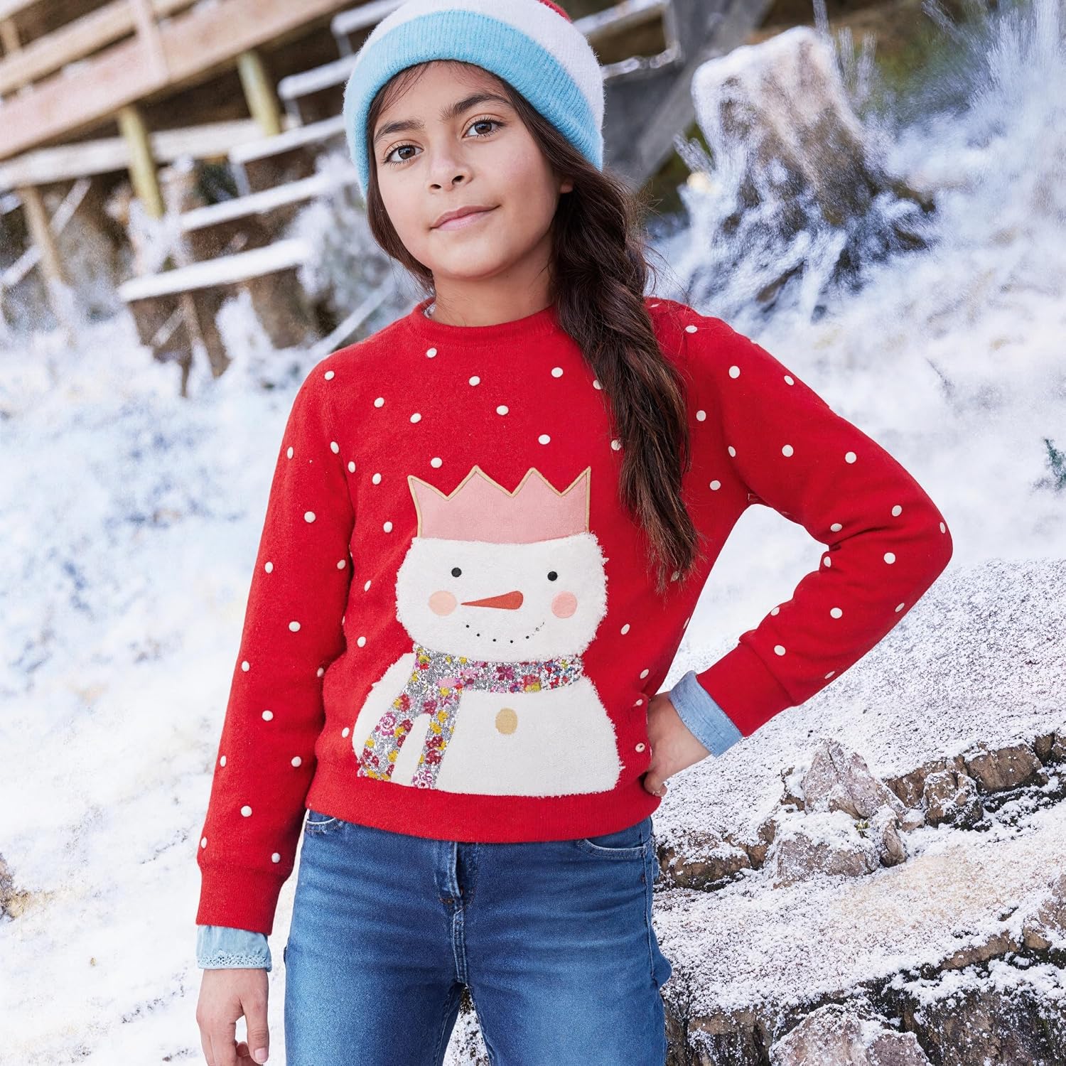 RETSUGO Toddler Boy Christmas Outfit Baby Boy Girl Winter Warm Holiday Fleece Pullover Xmas Crewneck Sweater 1-7 Years