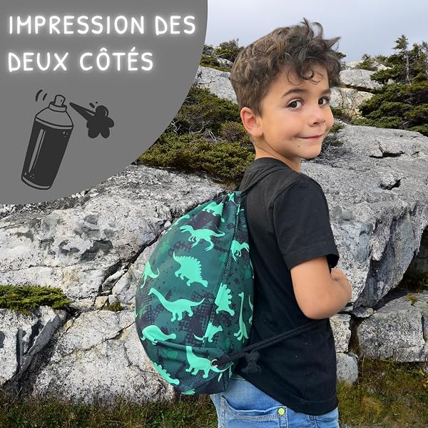 HECKBO Sac de gym pour enfant Motif - 5
