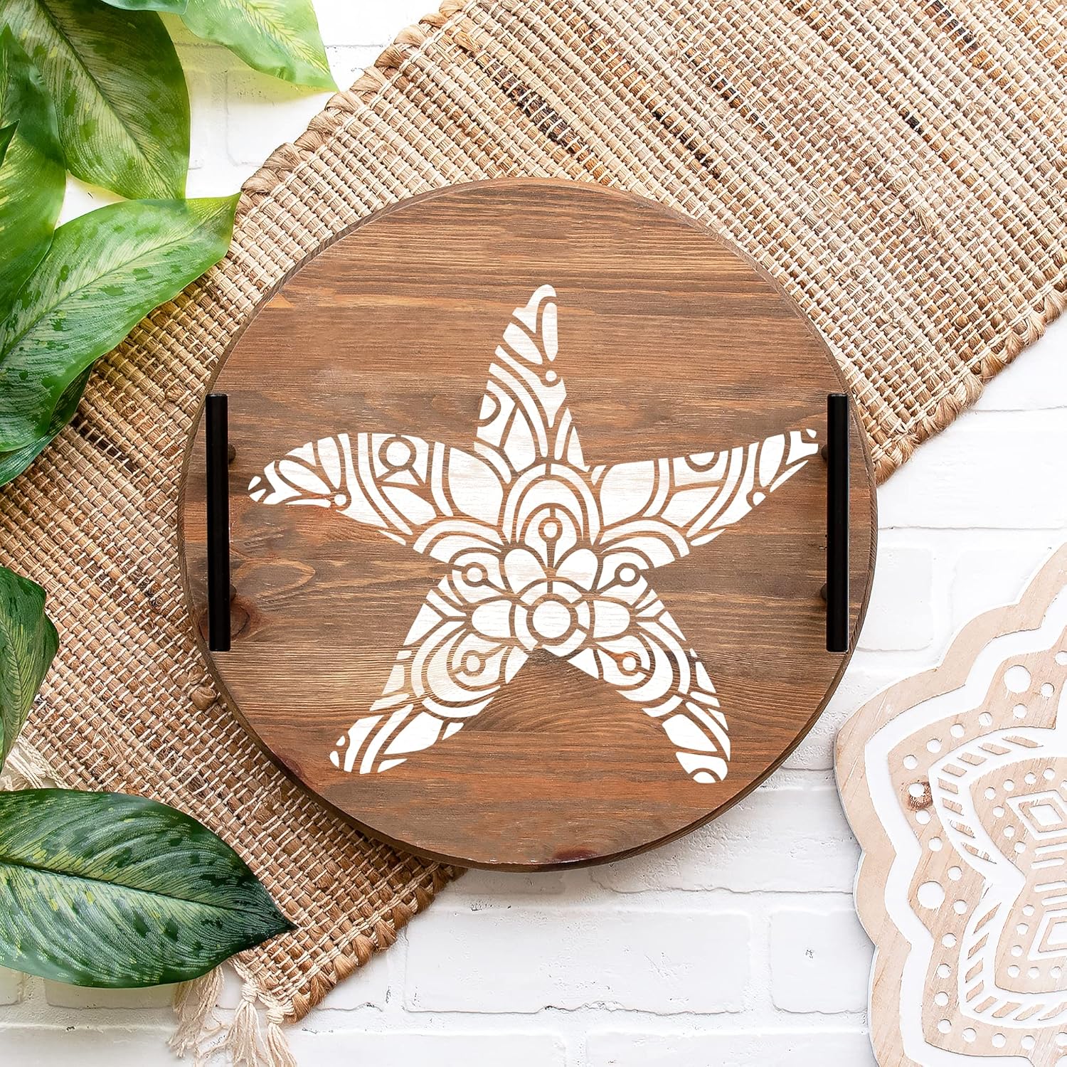 Nautical Starfish Stencil Art - DIY Starfish Stencil