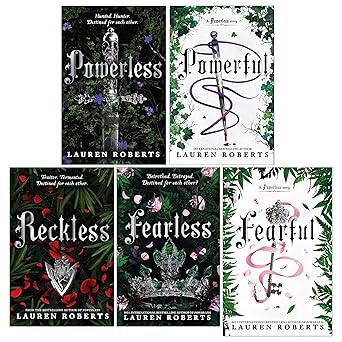 The Powerless Trilogy 5 Books Collection Set By Lauren Roberts (Fearful, Fearless, Powerless, Powerful, Reckless)