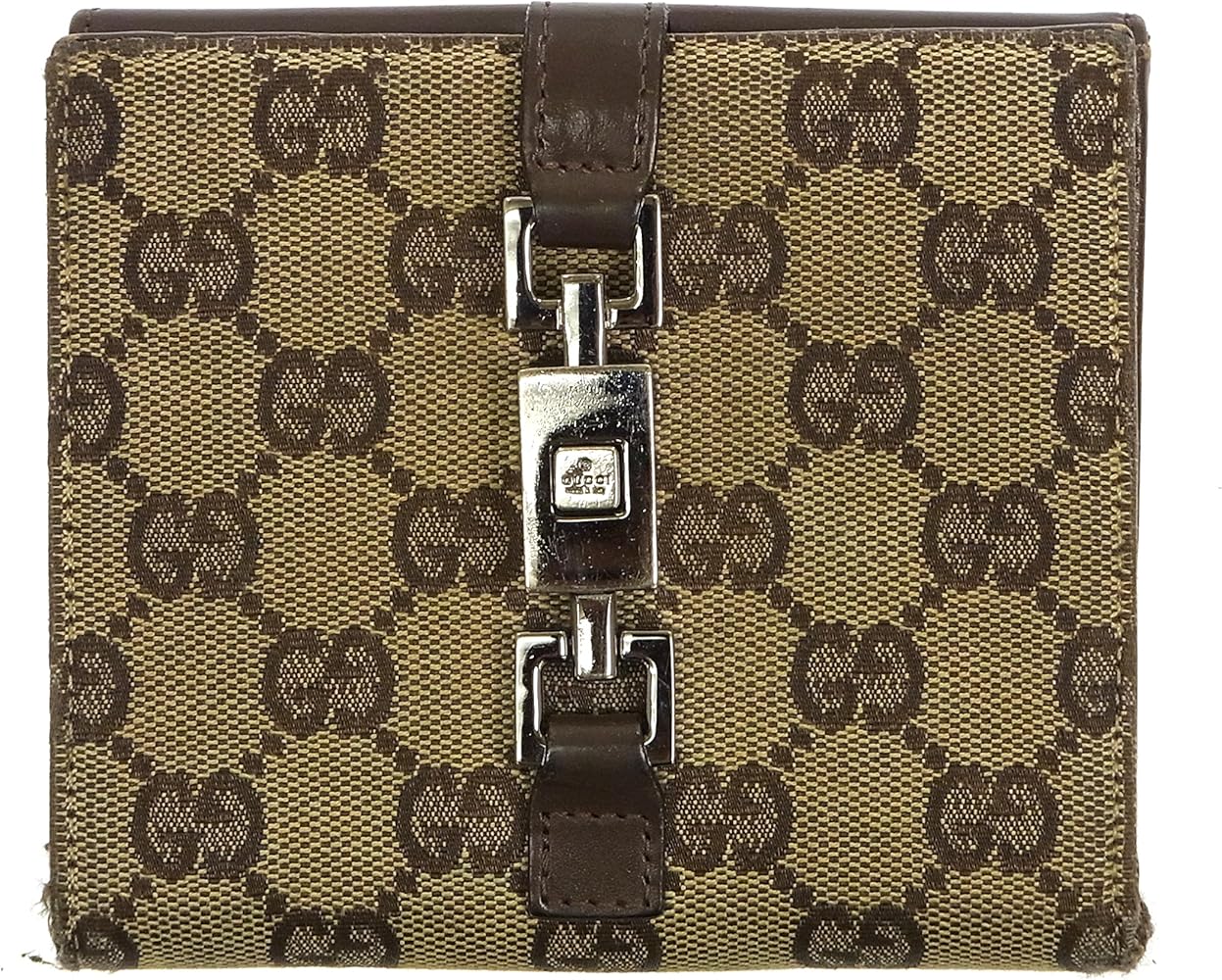 Amazon | [グッチ] GUCCI 二つ折り財布 GG柄 キャンバス×レザー X9177