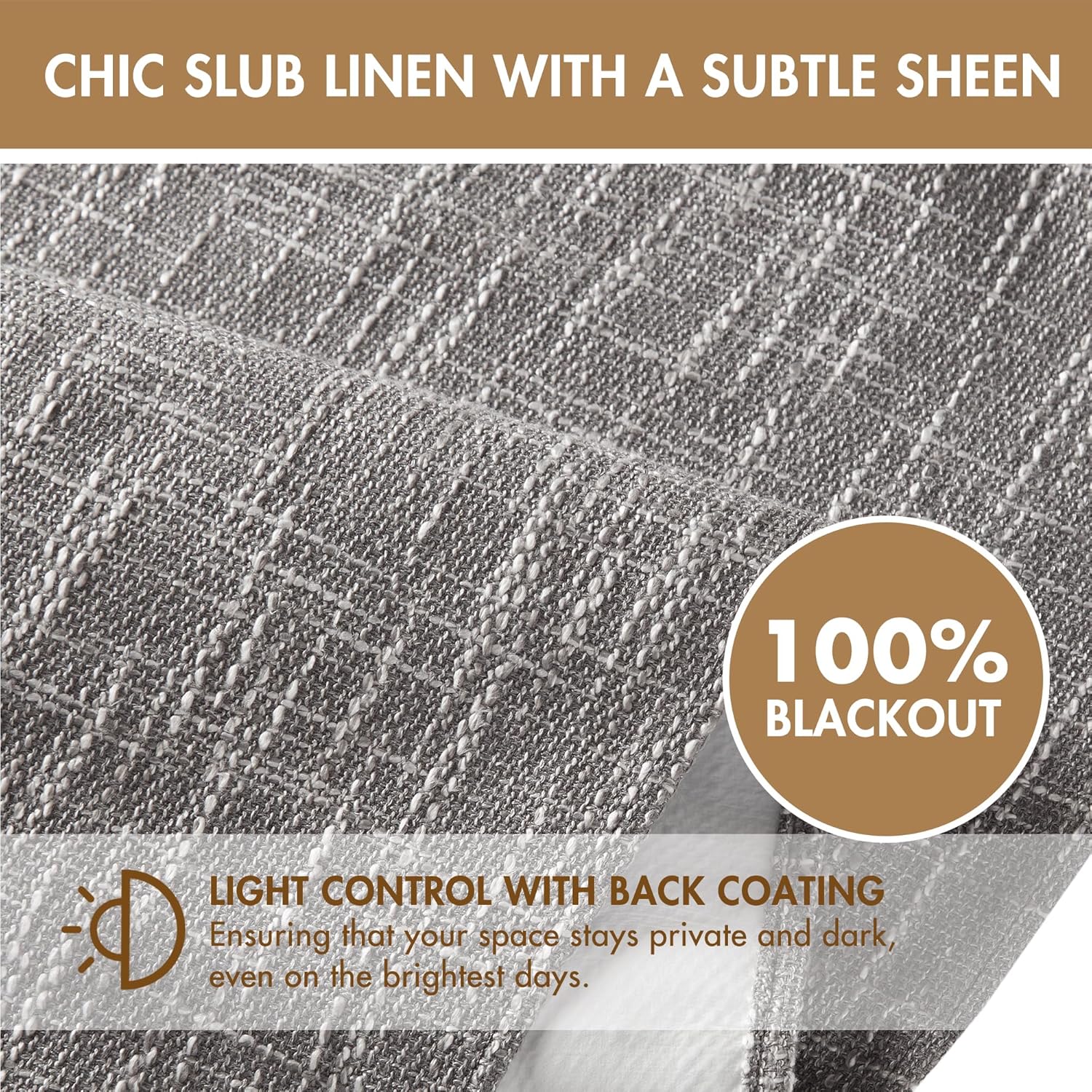 madison park cordless roman shades, total blackout window blind privacy window shades, thermal insulated cordless window treatment for bedroom, living room, quincy, single panel 33" w x 64" h grey total blackout - grey slub 33"w x 64"h