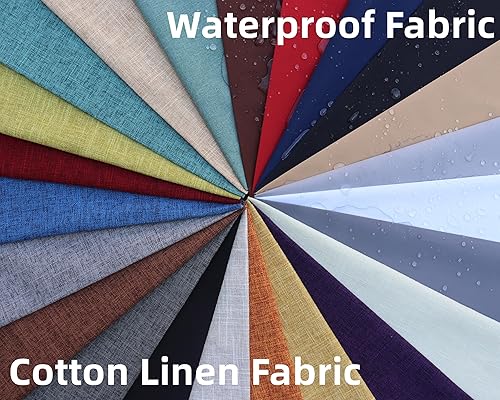 Miniatura 2 de Sincere Cojines de asiento de espuma de tapicería de alta densidad de tamaño personalizado, fundas de almohada a juego, no incluye relleno, la misma