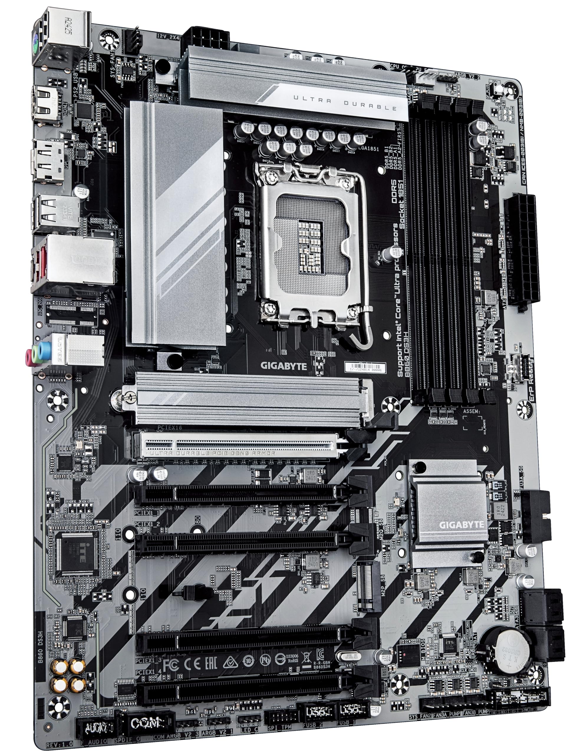 Amazon | GIGABYTE B860 DS3H マザーボード - Intel Core Ultra CPU、8