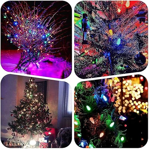 Vista 38 de Luces de Navidad Asenek Blanco cálido