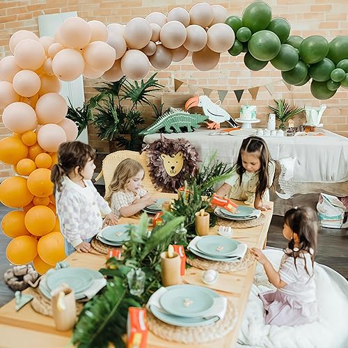 Vista 146 de Kit de arco de globos azules, 107 piezas de globos azul marino y dorado con globos de confeti dorado metálico, globos de fiesta de cumpleaños azul