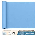 KING MOUNTAIN Canvas Repair Patch 1660 Inch Self-Adhesive Waterproof Fabric Patch for Sofas, Tents, Furniture,Tote Bags, Car Seats (Blue)