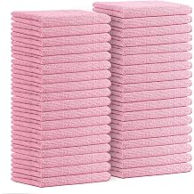 Avalon Towels Microfiber Cleaning Cloths Value Pack of 36 - Size 16 x 16 Inches, Highly Absorbent Cleaning Rags, Lint Free, Reusable and Washable, Microfiber Towels for Cars