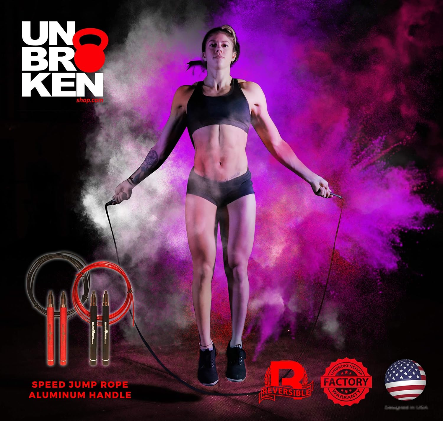 Cross Fitness Speed Jump Rope Get your double under with Unbroken speed Jump Ropes, super fast. Finally for athletes who are struggling with double under and singles this new jump rope will help you to make it happen