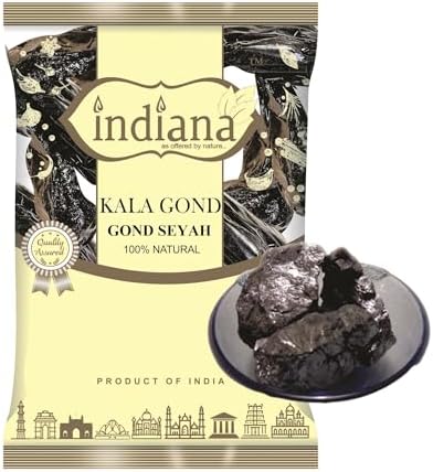 Indiana - Kala gond | Black Gum | Gond Seyah Lab Tested and Certified (100gm)