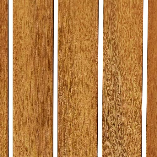 Miniatura 6 de Sunnydaze - Mesa de comedor plegable de madera Meranti para exteriores con agujero para sombrilla - Mesa plegable de teca para patio - Acabado de