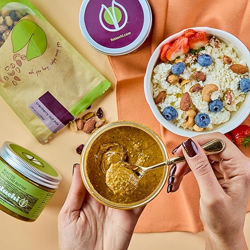 Miniatura 6 de Fastachi Super Nut Mix (1 libra)  Paquetes de aperitivos sabrosos y deliciosos frutos secos mixtos (paquete de 1)  Sin ingredientes artificiales