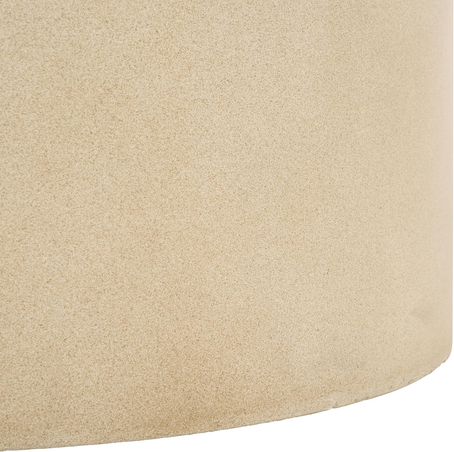 SAFAVIEH Outdoor Collection Alia Modern Beige Concrete Ficonstone Round Planter Pot