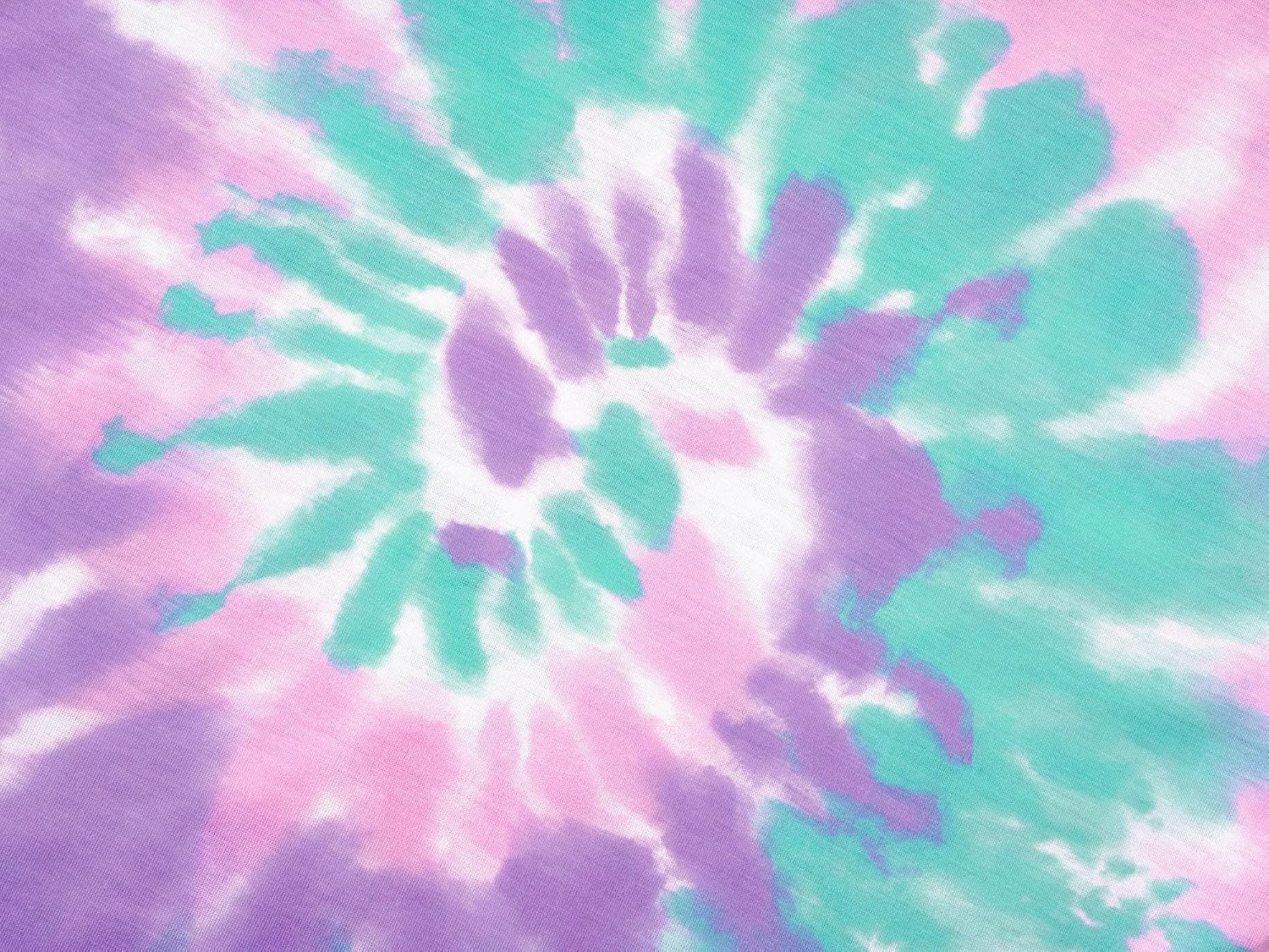 Topgal Girls Summer Spiral Tie Dye Crop Top and Shorts Set Size 6-18