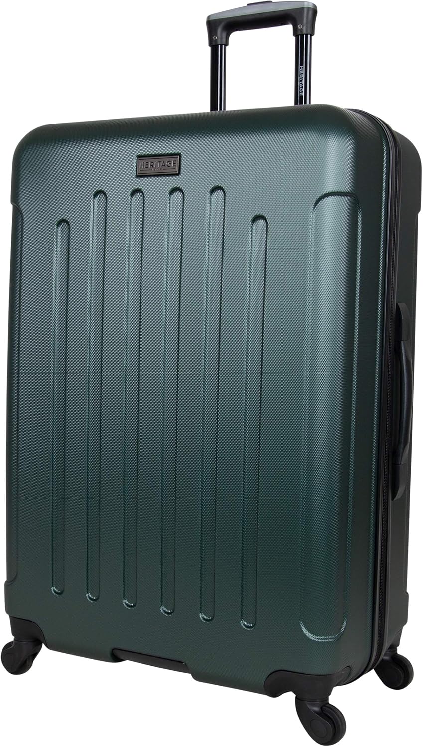  | Heritage Travelware Lincoln Park' 28" Durable Lightweight Hardside 4-Wheel Spinner Checked Luggage, Eden Green, Inch | Carry-Ons