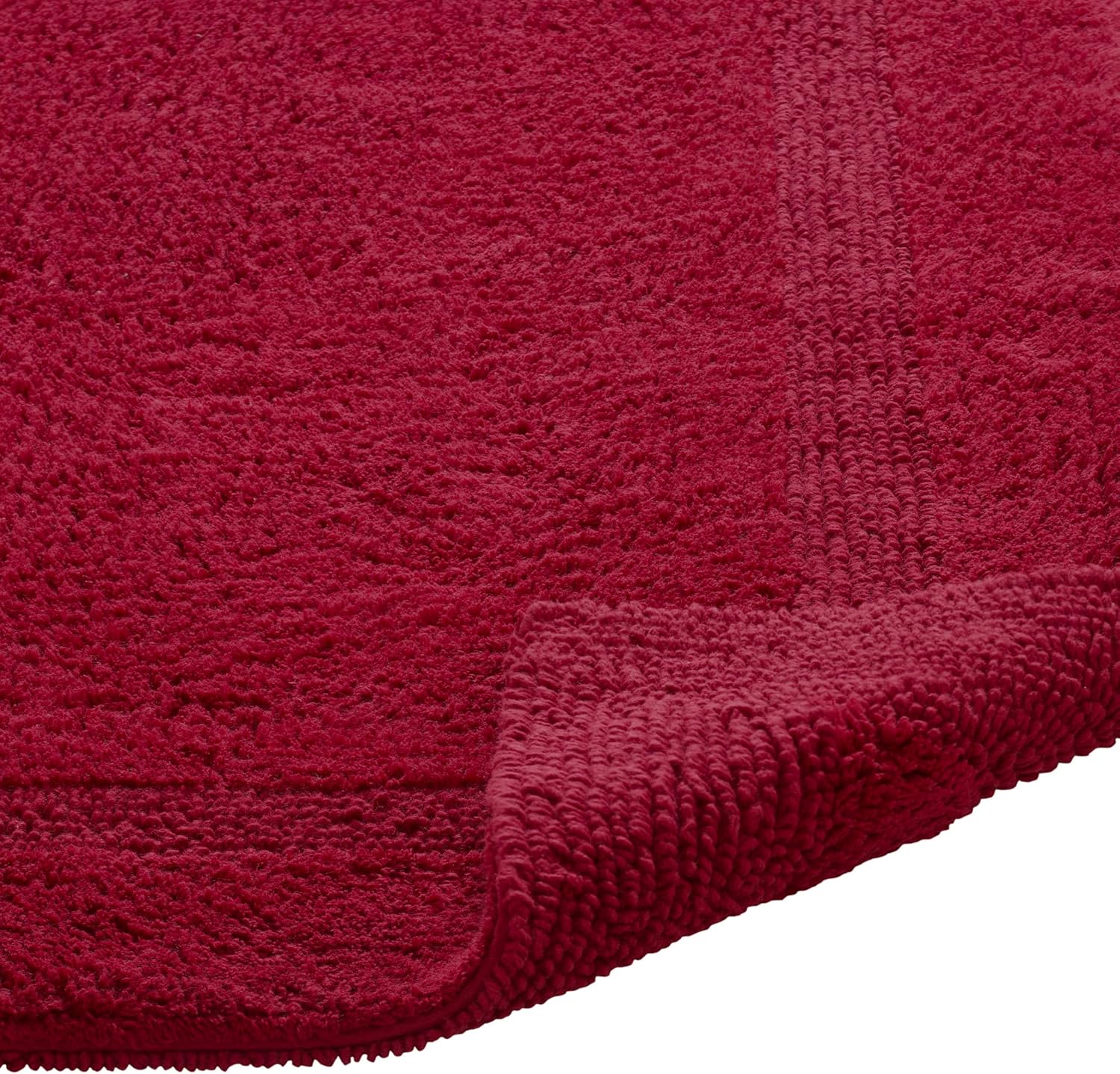 Better Trends Toilet Lid Cover 100% Cotton Toilet Seat Covers Soft Machine Washable Rubber Backing Accessories Decor Oval 18”x20” Toilet Cover Silver Lux Collection