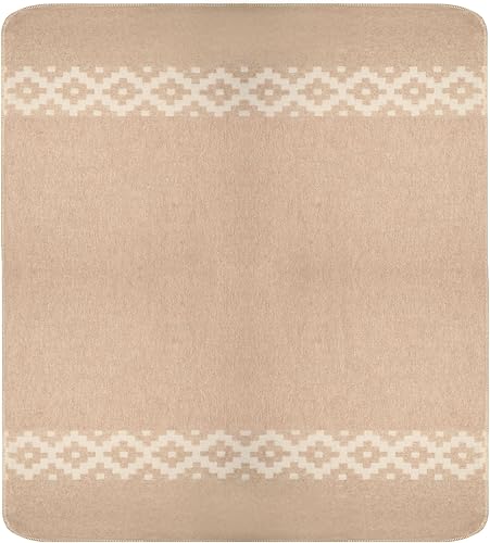 Miniatura 107 de Manta gruesa de lana de alpaca pesada para acampar al aire libre en interiores, mantas suaves de lana de alpaca peruana que vienen en diseño étnico