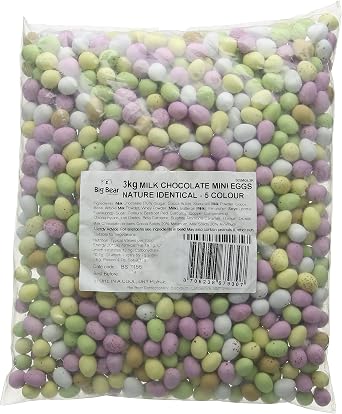 Treasure Island Sweets Mini Eggs Bulk Buy - 3Kg Bag aprox 800 Eggs