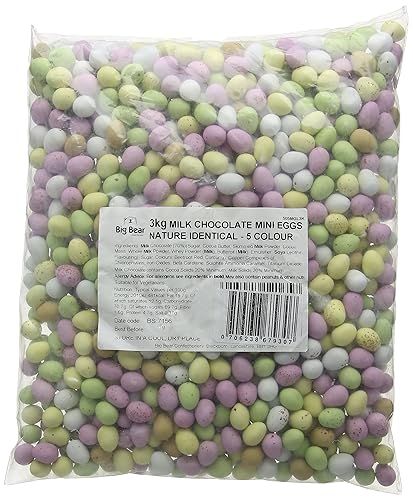 Treasure Island Sweets Mini Eggs Bulk Buy - 3Kg Bag (aprox 800 Eggs)