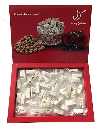 Original Persian Nougat (Gaz/Gas) In 1lb (16oz) (454g) Box