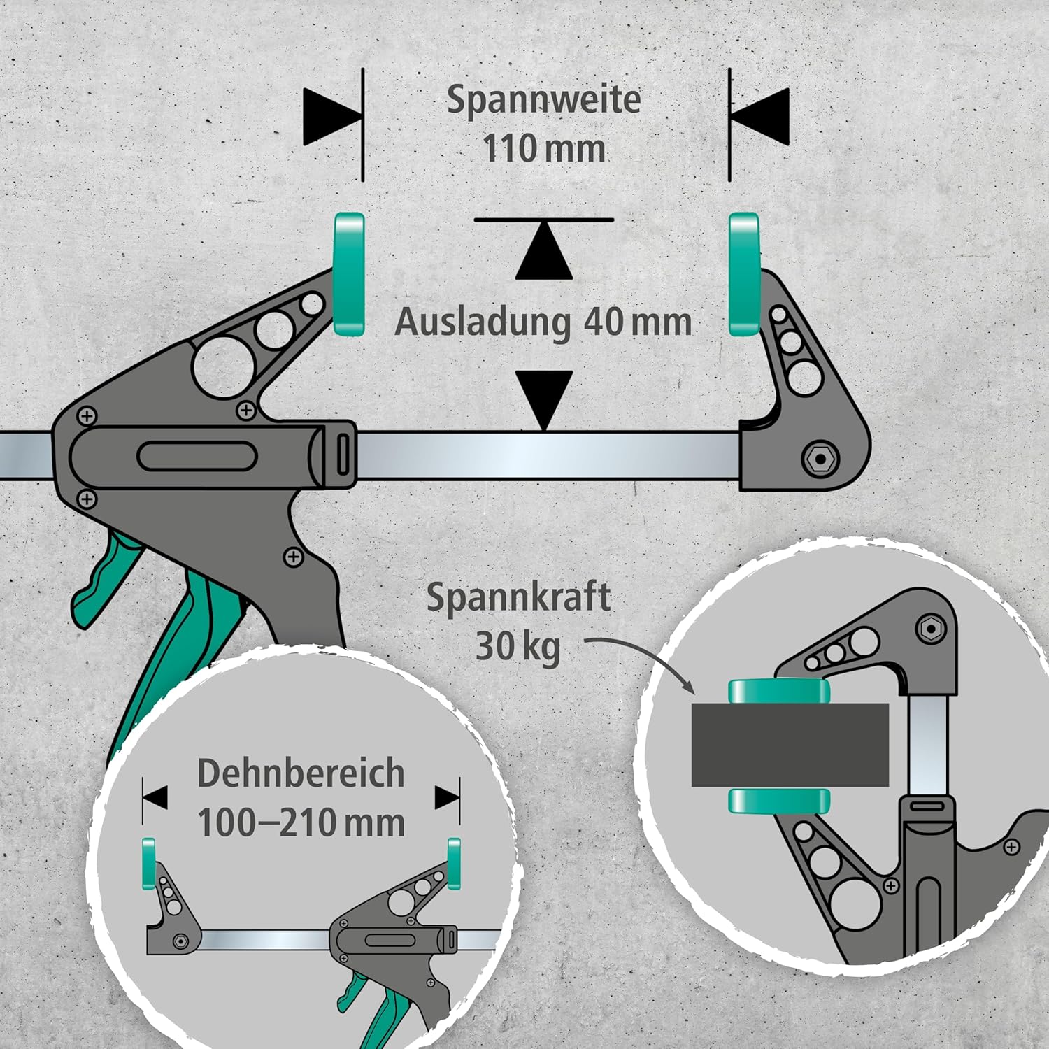 Einhandzwingen Set – Reifenwechsel Erleichterung