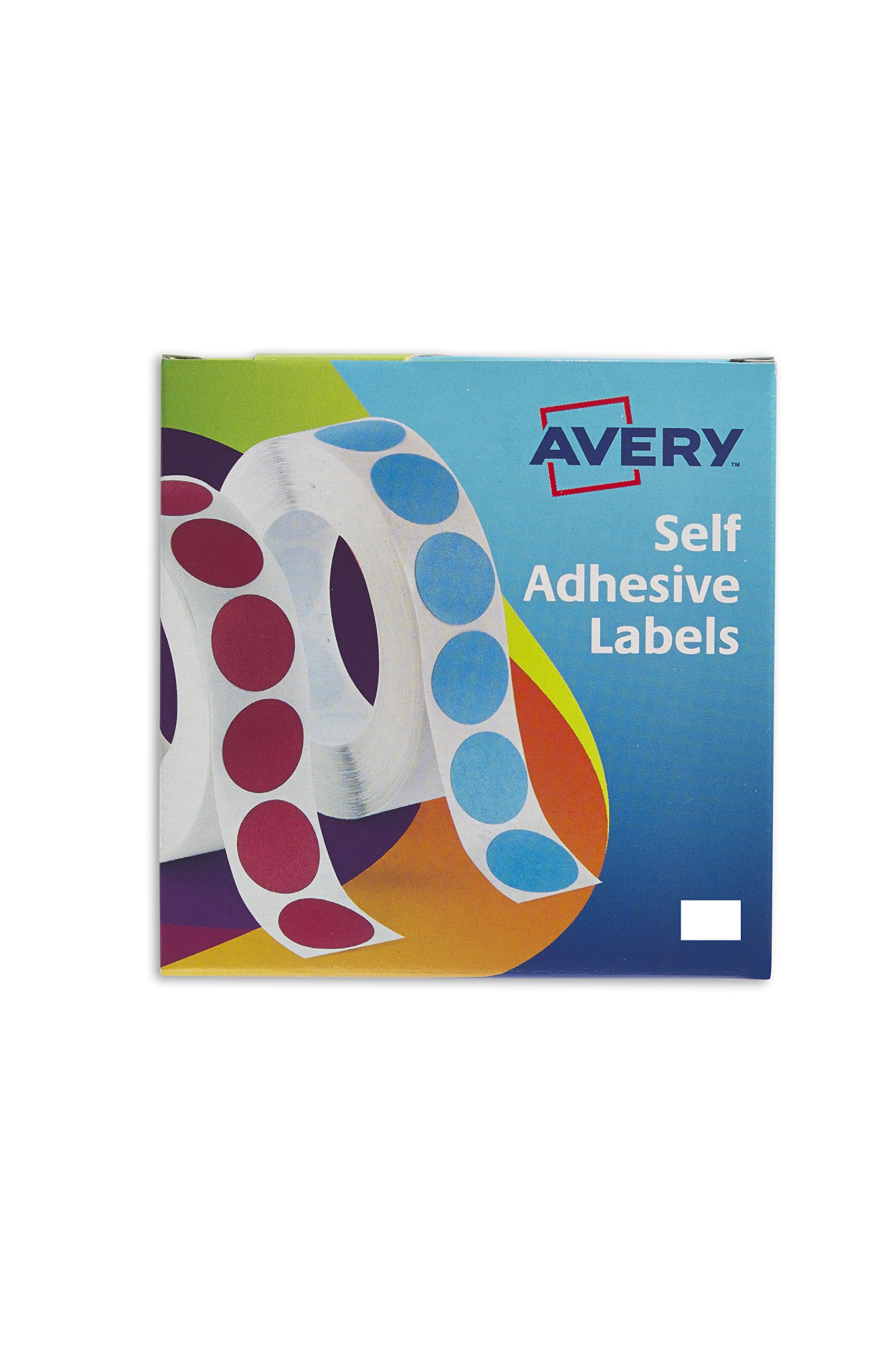 Avery 24-415 Small White Rectangle Labels in Dispenser, Hand Write Only, 12 x 18mm, 2000 Labels Per Pack