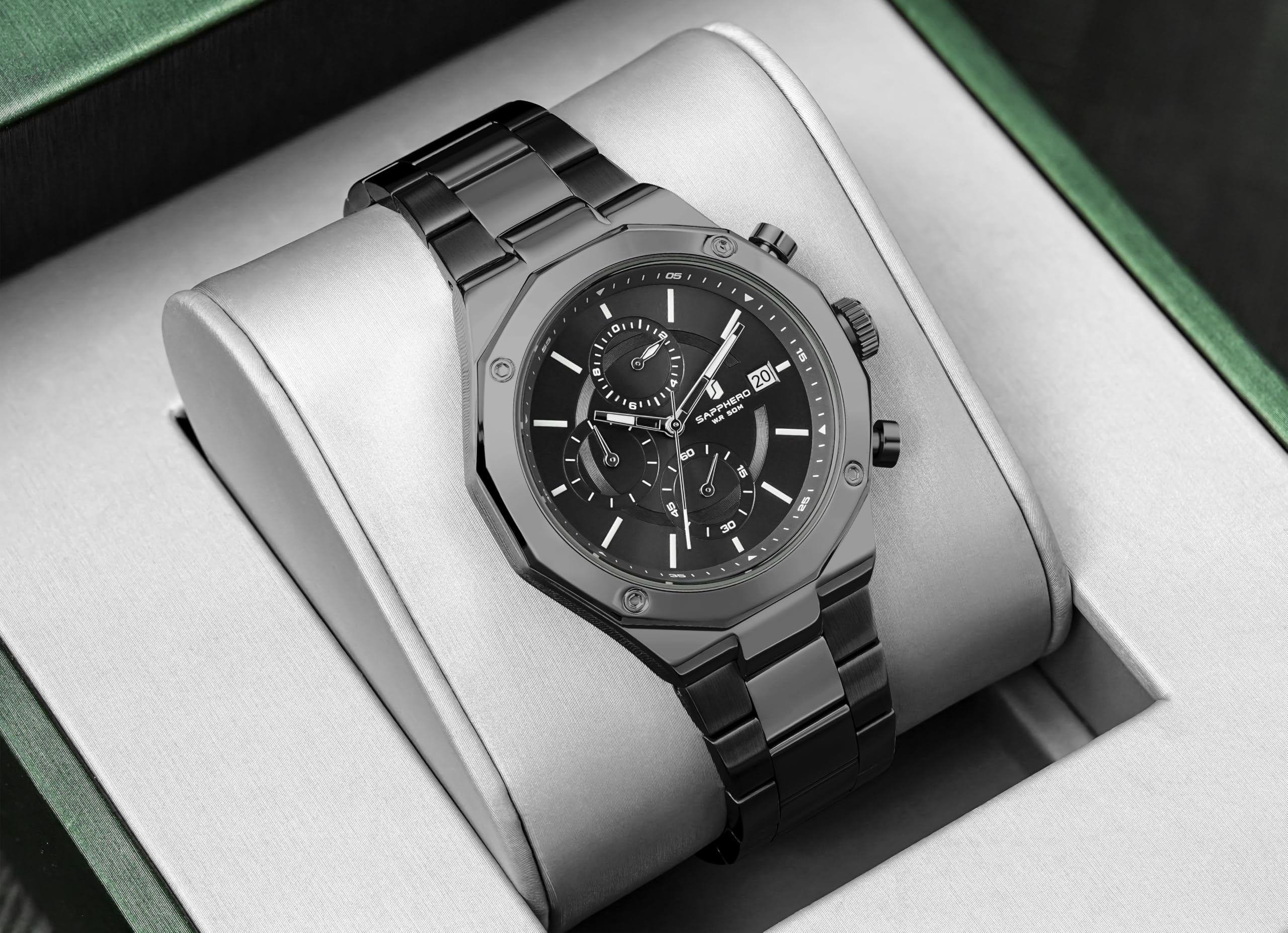 BENYAR BY Herrenuhr Uhren Herren Wasserdicht Herrenuhren Chronograph männer Armbanduhr für Herren Gold/Silber/Blau/Schwarz Eleganz Lederarmband/Edelstahl Quarz Geburtstags/Weihnachts