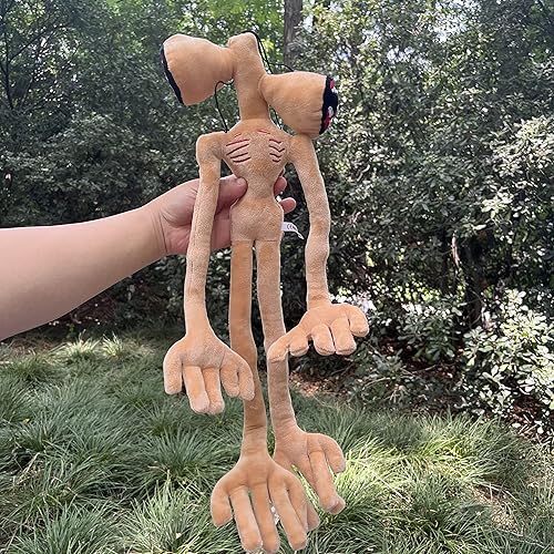 Miniatura 8 de Juguete de peluche con forma de cabeza de sirena, con extremidades movibles, para regalo de fiesta en casa, regalo de cumpleaños (marrón)