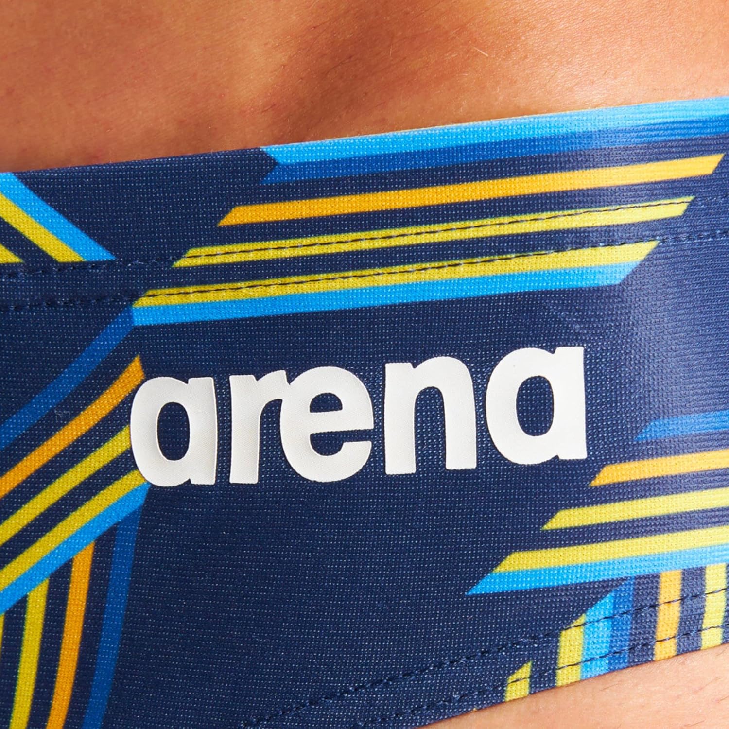 ARENA Puzzled Swim Briefs for Boys and Men- Brief Style Swimsuit for Swimming Practice, Casual or Competitive Swimwear