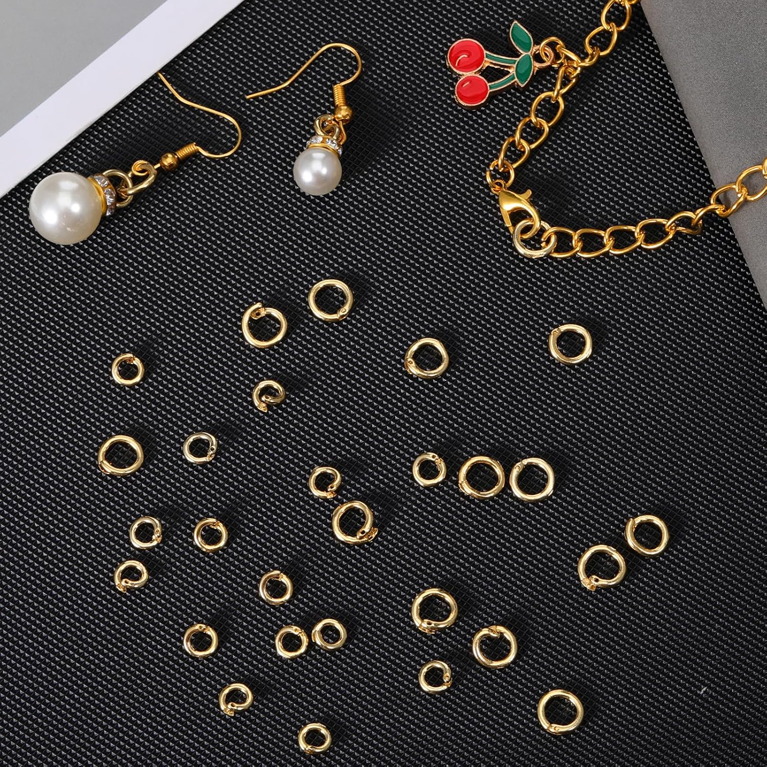 WLLHYF 50 Pcs Thick Jump Rings for Jewelry Making