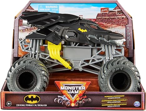 Monster Jam Monster Jam - Monster Truck Batman Officiel Métal Échelle 1:24