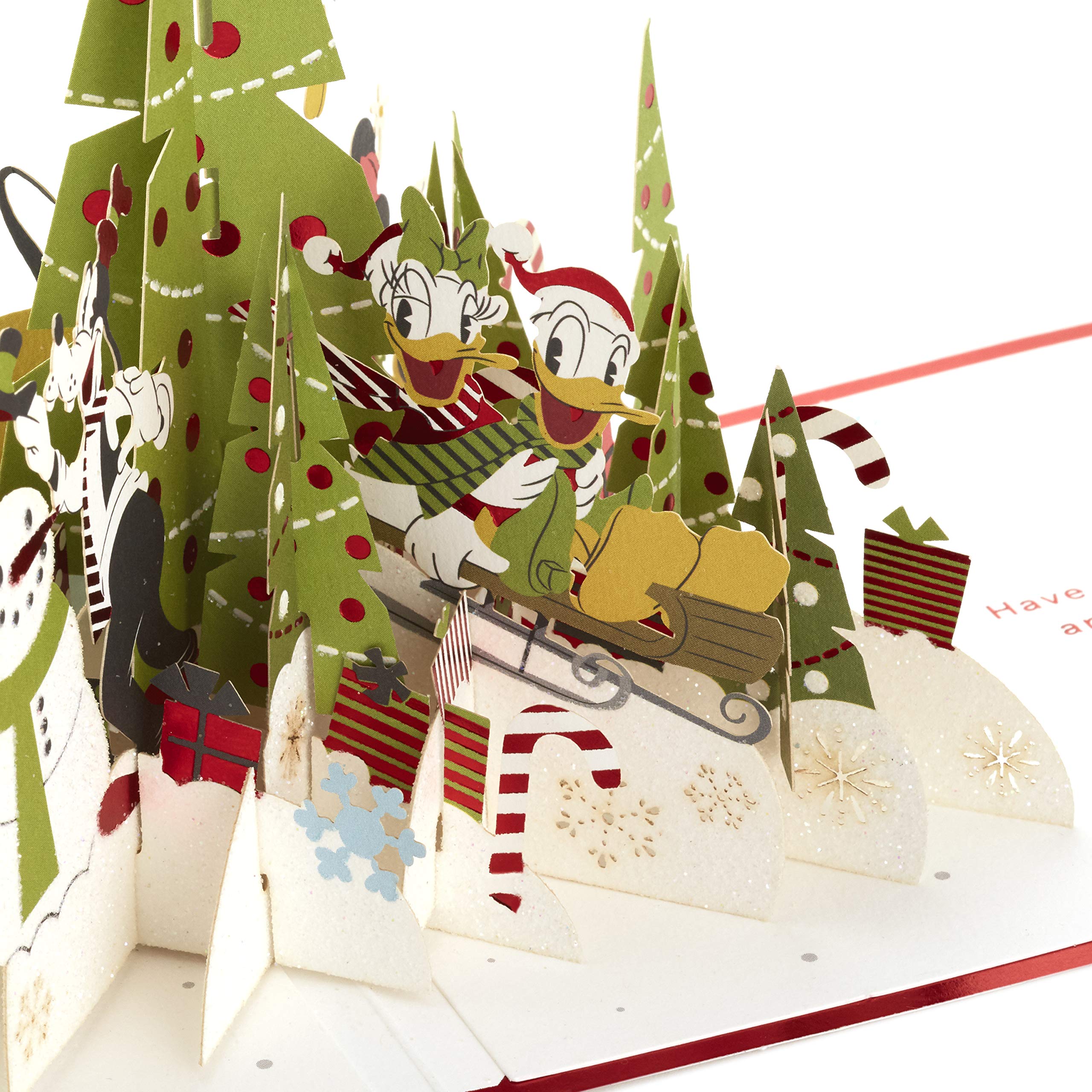 Hallmark Signature Paper Wonder Pop Up Weihnachtskarte (Mickey Maus und Freunde)
