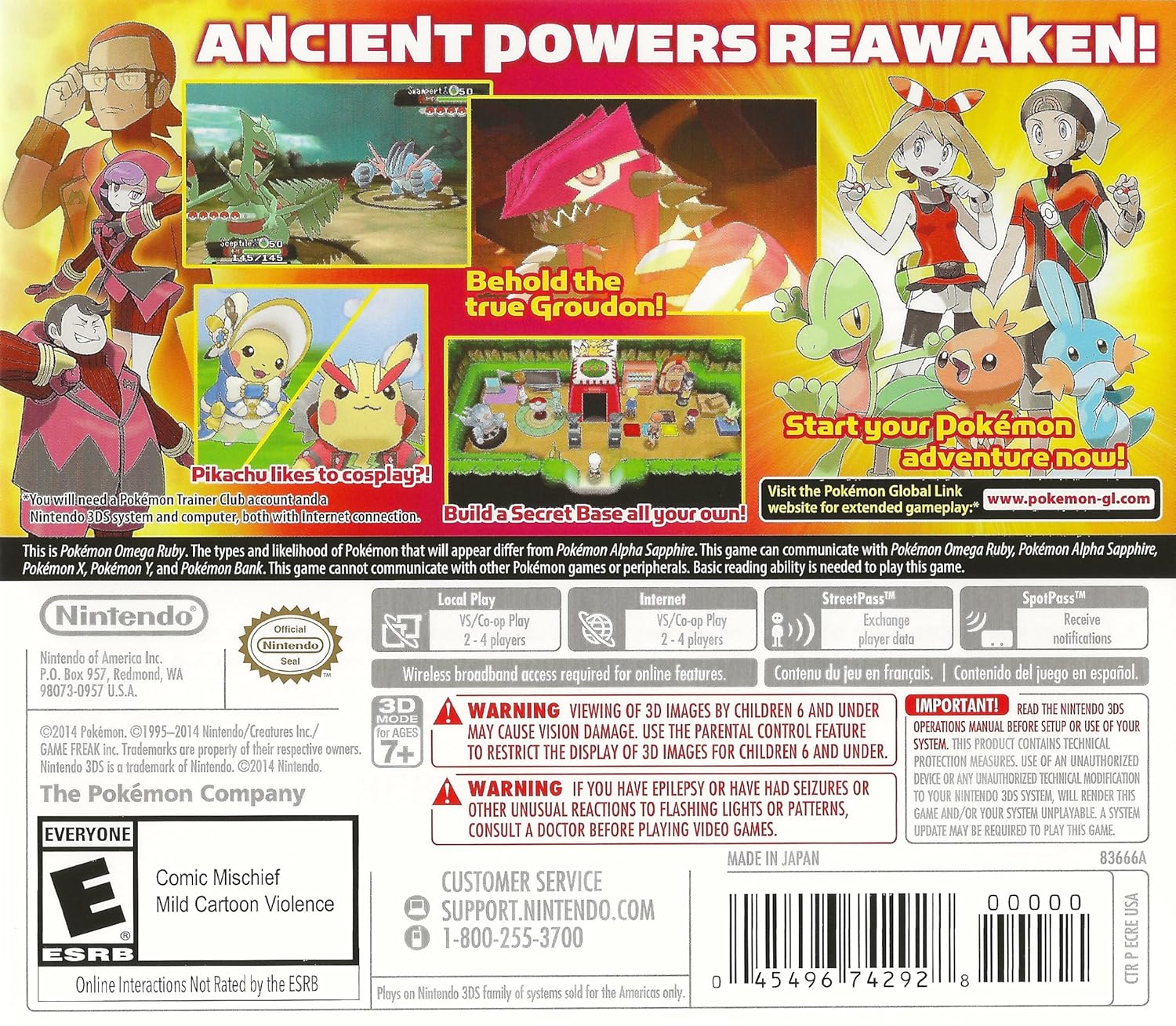 Pokémon Omega Ruby - Nintendo 3DS (Renewed)