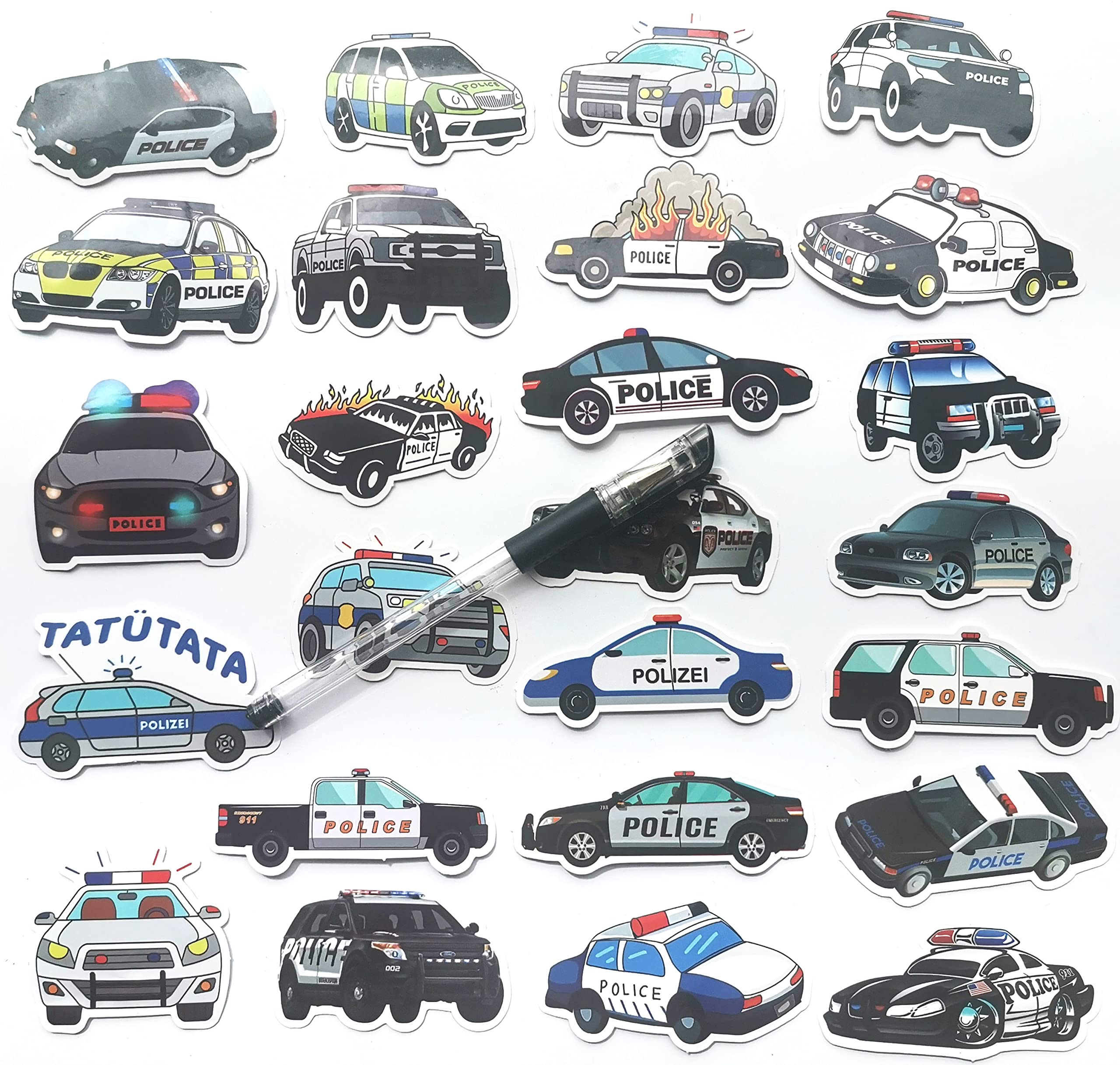 警察グッズ警備用ヘルメットデカールステッカー