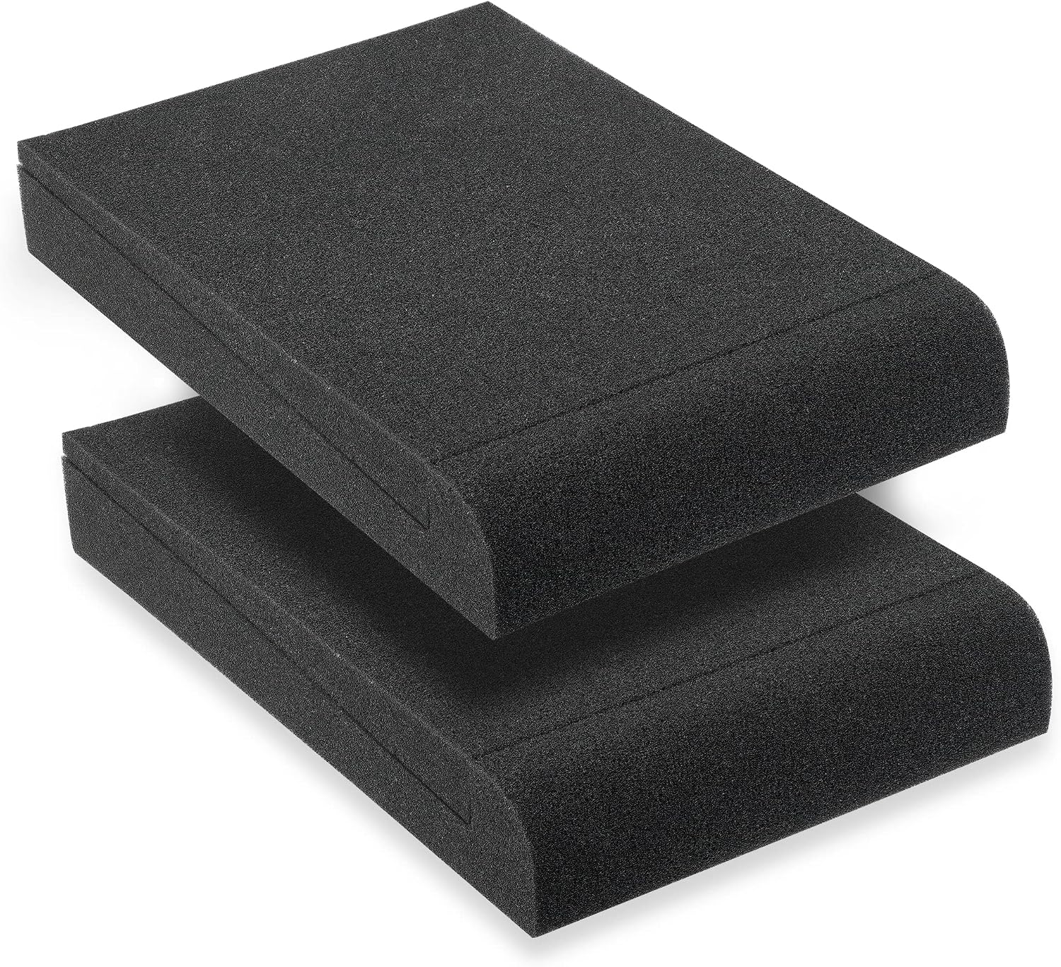 Acoustics Soundproofing Studio Monitor Isolation Pads, 1.8" X 8" X 12"Speaker Foam Pads, High-Density Bookshelf Speaker Pads Isolation for 5 Inch Monitors, Studio Foam for Speakers,2 Pack