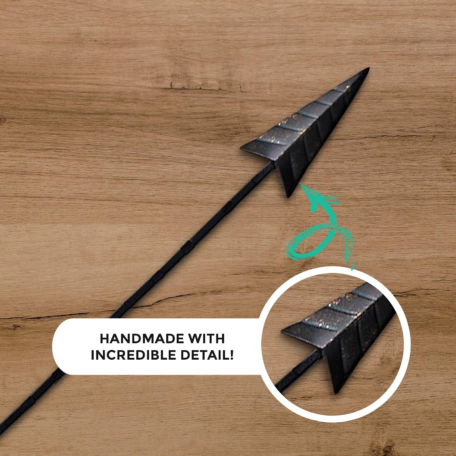 Wallcharmers Large Arrow Wall Decor | Rustic 17" Cast Iron Metal Arrow