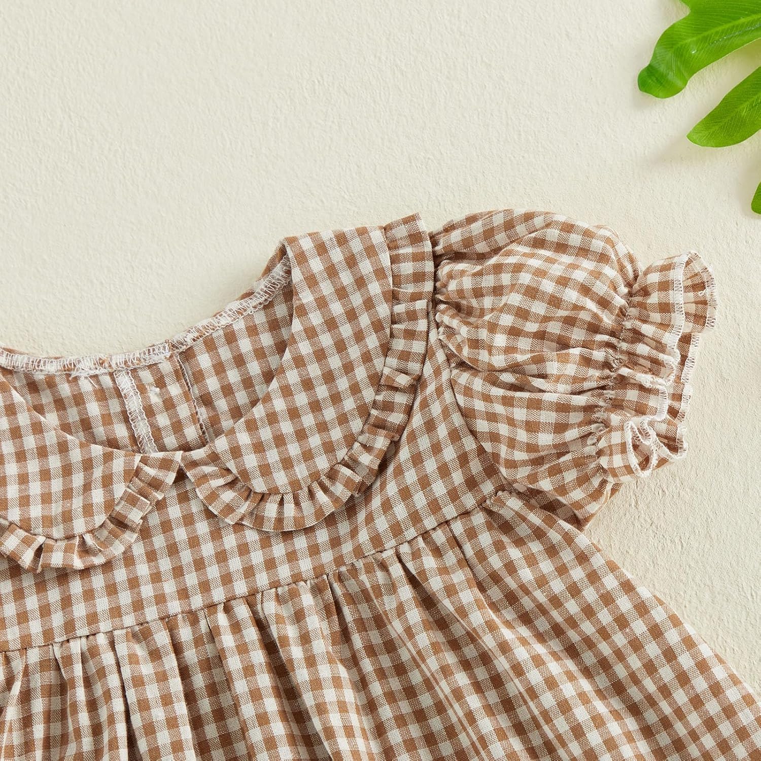 Thorn Tree Toddler Girl Dresses Bubble Short Sleeve Dress Baby Summer Clothes Smocked Outfits