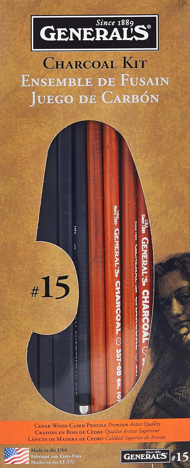 General Pencil Charcoal Kit 11pcs Amazon.co.uk Stationery & Office